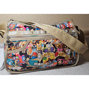LeSportsac Tokidoki Pirata Messenger Bag Rare Print Like New